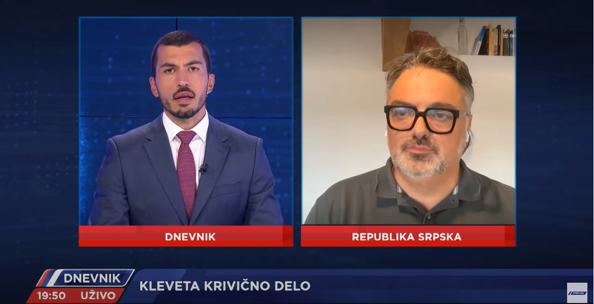 Trifunović: Zakon je loš za cijelo društvo, pa tek onda za novinare (VIDEO)